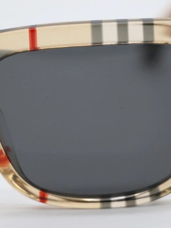 Burberry Unisex Check Square Sunglasses (B4431U) 56-20 145mm main image 5